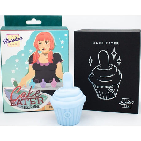 Cake Eater Clit Flicker Stimulator Blue - Adult Toys