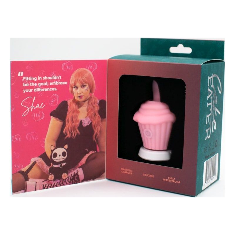Cake Eater Clit Flicker Stimulator Pink - Adult Toys