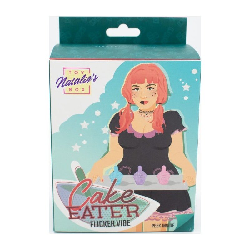Cake Eater Clit Flicker Stimulator Pink - Adult Toys