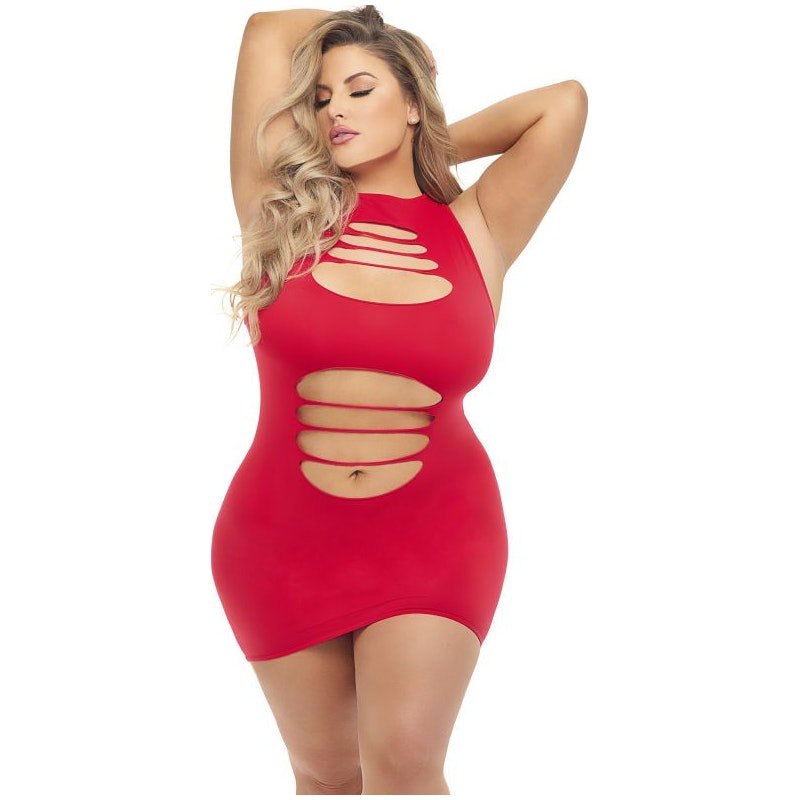 Cant Commit Dress Red - Lingerie