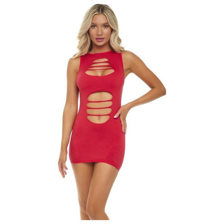 Cant Commit Dress Red - Lingerie