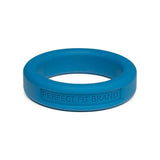 Classic Silicone Medium Stretch Penis Ring 36mm Blue - Naughty by Nature Adult Store