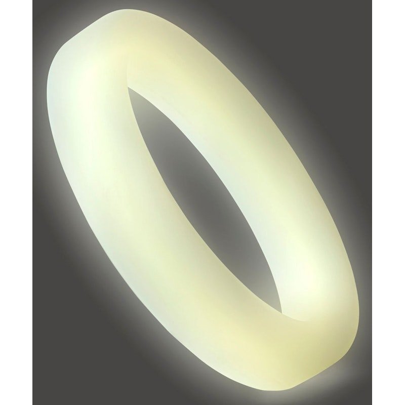 Classic Silicone Medium Stretch Penis Ring 36mm Glow In The Dark - Adult Toys