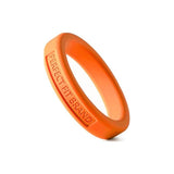 Classic Silicone Medium Stretch Penis Ring 44mm Orange - Naughty by Nature Adult Store