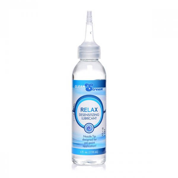 CleanStream Relax Desensitising Lubricant with Nozzle Tip - 118 ml Bottle - LOTIONS & LUBES