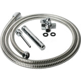 CleanStream Shower Enema System – Metal Hose with 2 Nozzle Attachments - Adult Toys