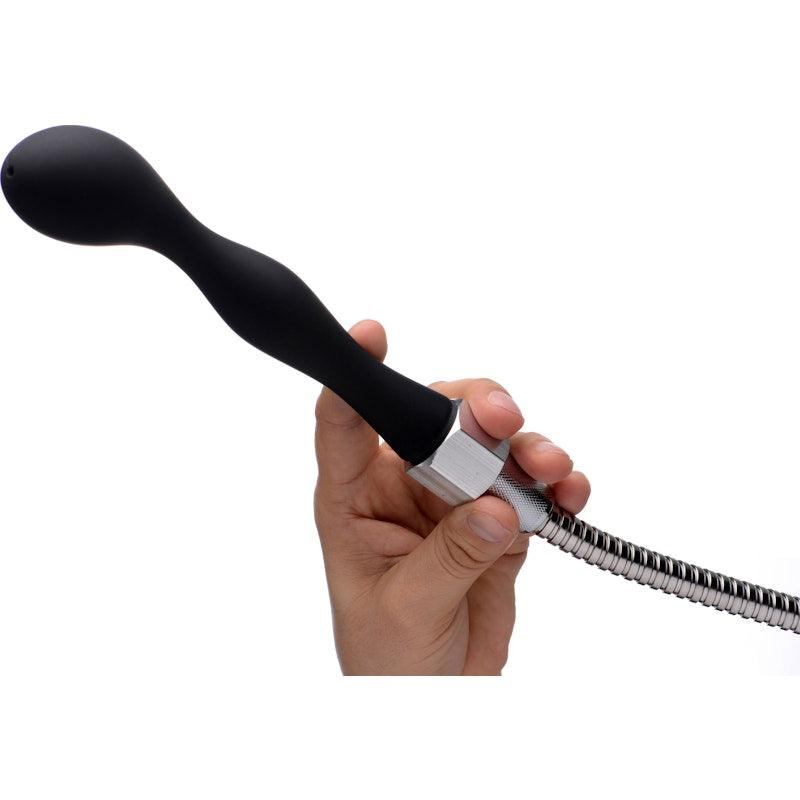 CleanStream Silicone Enema Attachment Set – Black Nozzle Tips | 2 Pack - Adult Toys