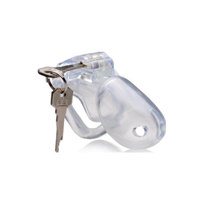 Clear Captor Chastity Cage Large - Naughty by Nature Adult Store