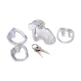 Clear Captor Chastity Cage Medium - Adult Toys
