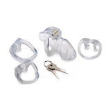 Clear Captor Chastity Cage Medium - Naughty by Nature Adult Store