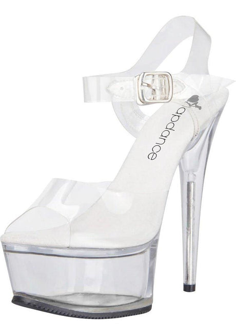 Clear Platform Sandal With Quick Release Strap 6in Heel - Naughty by Nature Adult Store