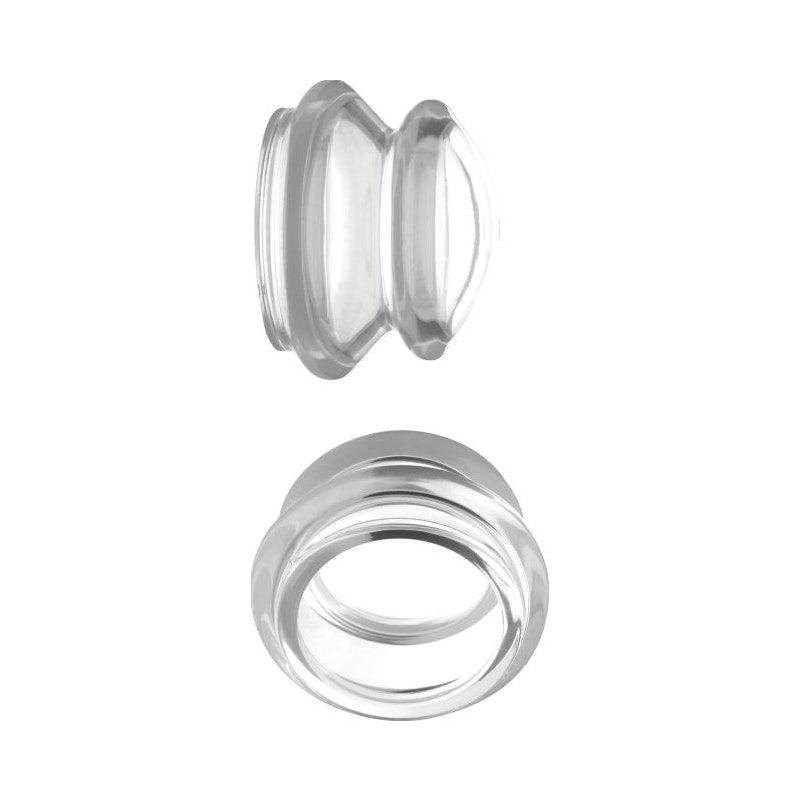 Clear Plungers Nipple Suckers Large - Adult Toys