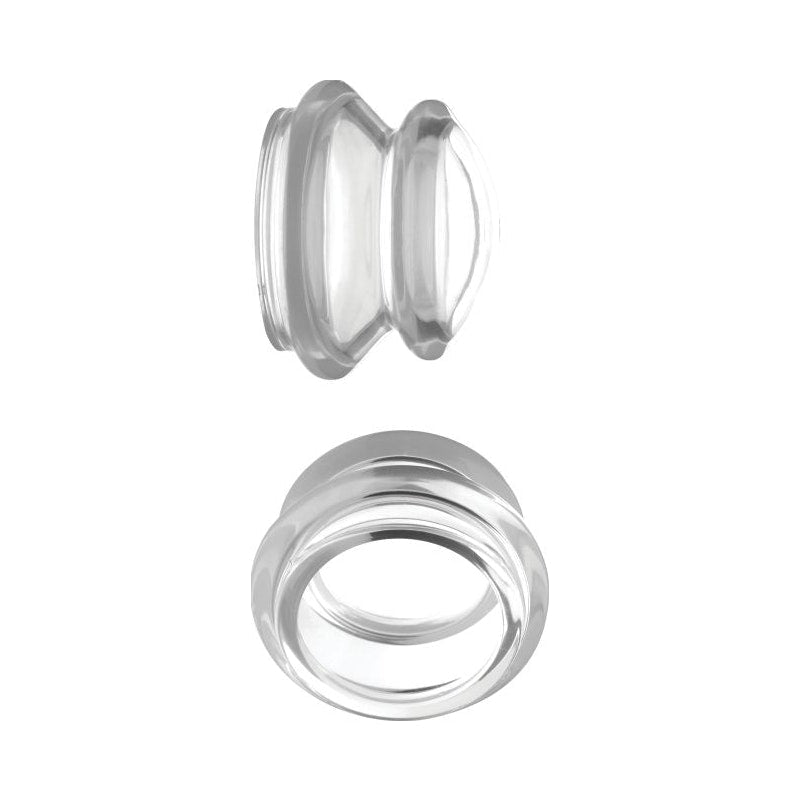 Clear Plungers Nipple Suckers Large - Adult Toys