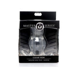 Clear View Hollow Anal Plug Medium - Adult Toys