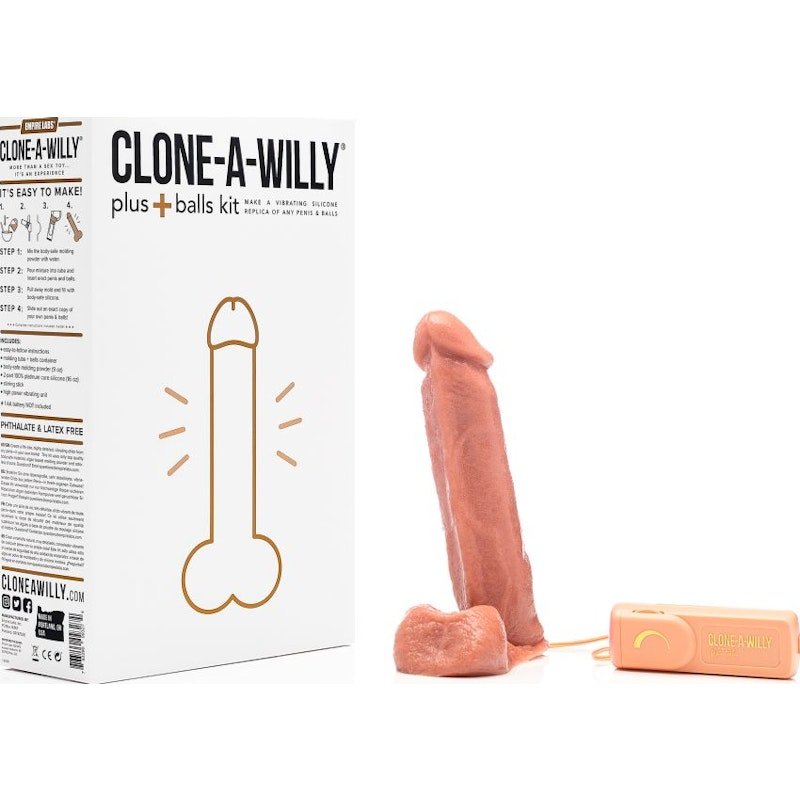 Clone a Willy Plus Balls Kit Medium Skin Tone - Adult Toys