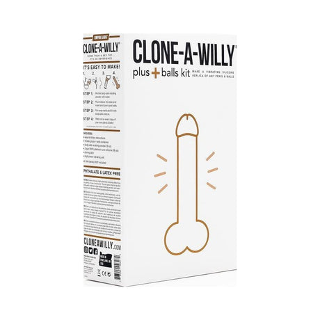 Clone a Willy Plus Balls Kit Medium Skin Tone - Adult Toys