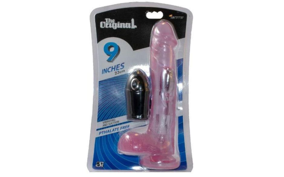 Cock and Balls w Suction 9in Purple - Naughty by Nature Adult Store