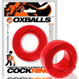 Cock B Bulge Cockring Red - Adult Toys