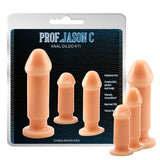 Cock Plug Flesh Anal Training Kit 3 Pc - Adult Toys - Naughty by Nature Adult Store