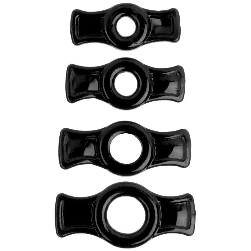 Cock Ring Set Black - Naughty by Nature Adult Store