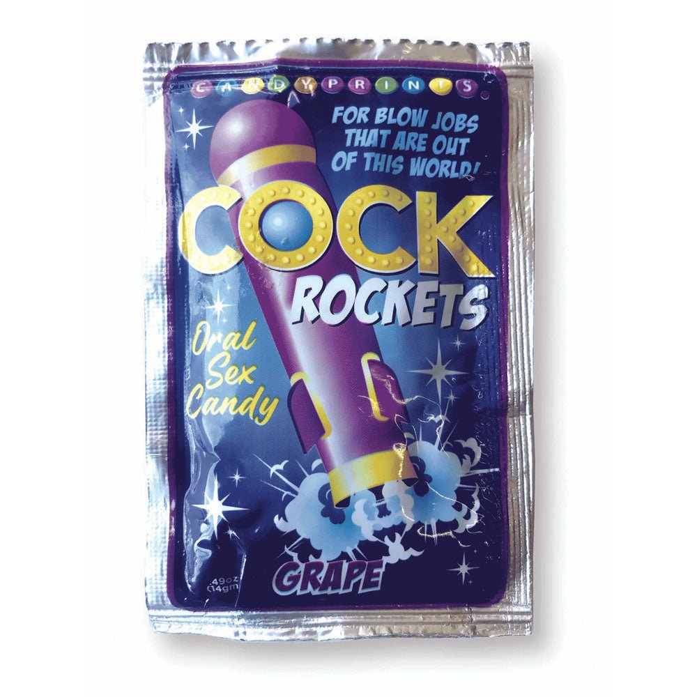 Cock Rockets - Grape Flavoured Oral Sex Candy - NOVELTIES