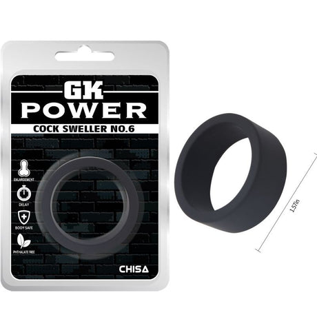 6" Cock Sweller Silicone Ring - Enhance Stamina & Size - Adult Toys