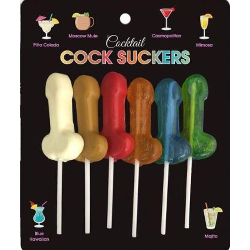 Cocktail Cock Suckers 6 Pc - Adult Toys
