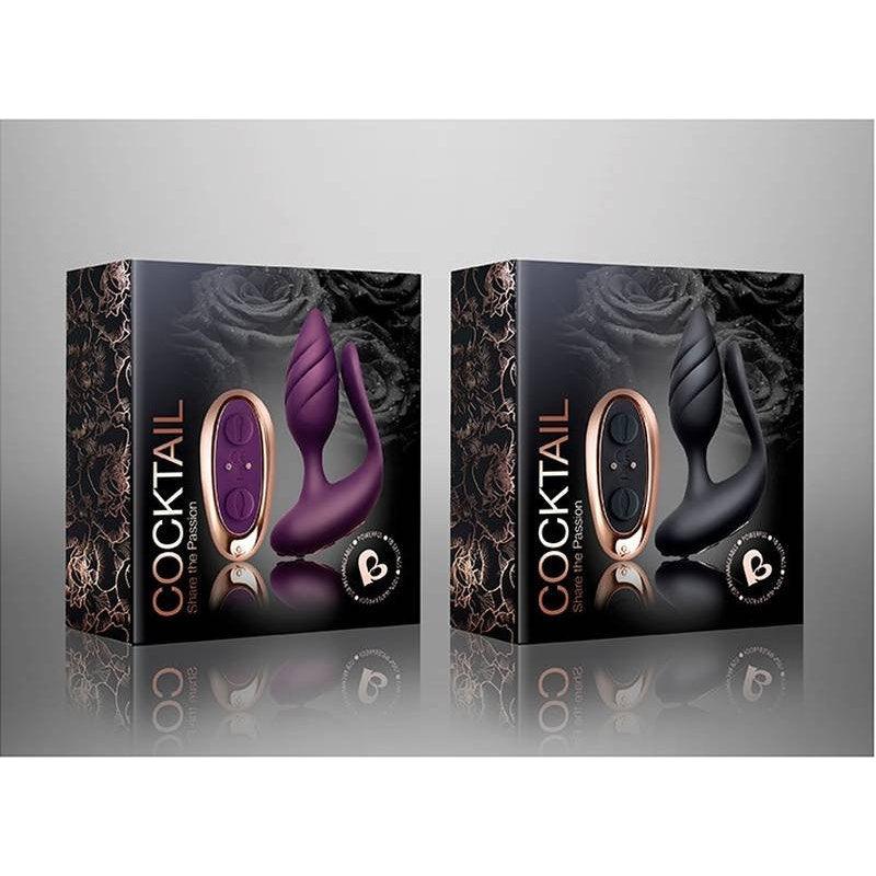 Cocktail Dual Stimulator Black - Naughty by Nature Adult Store