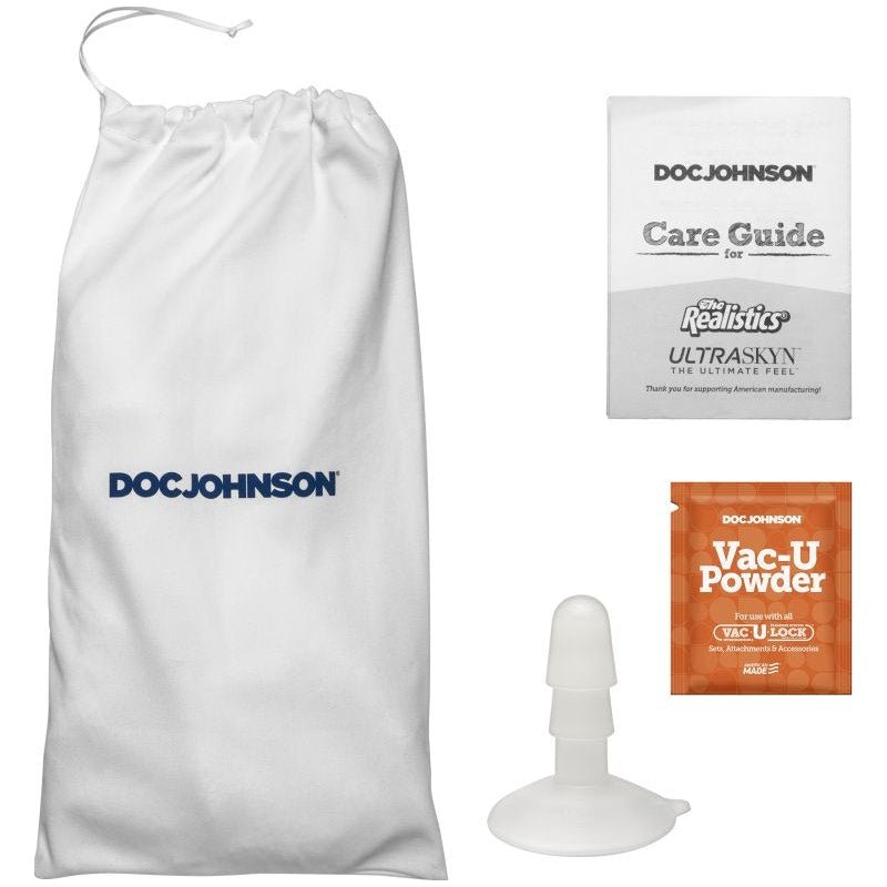 Codey Steele 8in Ultraskyn Cock w Removable Vac - U - Lock Suction Cup Vanilla - Adult Toys