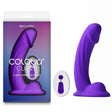 Colours Curve - Vibrating 6'' Dildo - Vibrating Dildo with Wireless Remote - DONGS
