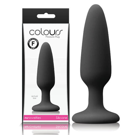 Colours Pleasures - Black Small Butt Plug - Anal Toys
