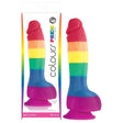 Colours Pride Edition Rainbow Dong 6 Inch 15.2 Cm Sex Toy - DONGS