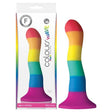 Colours Pride Edition Rainbow Wave 6 Inch Dong Toy - DONGS