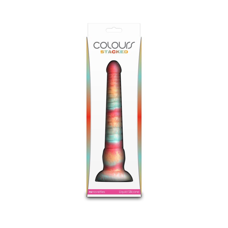 Colours Stacked - 9'' Dildo Red/Gold 23 cm Fantasy Dildo - DONGS