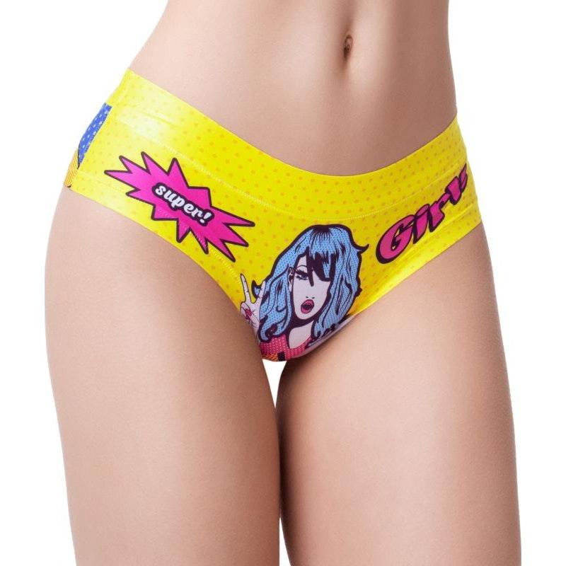 Comic Fans Yellow Slip - Lingerie