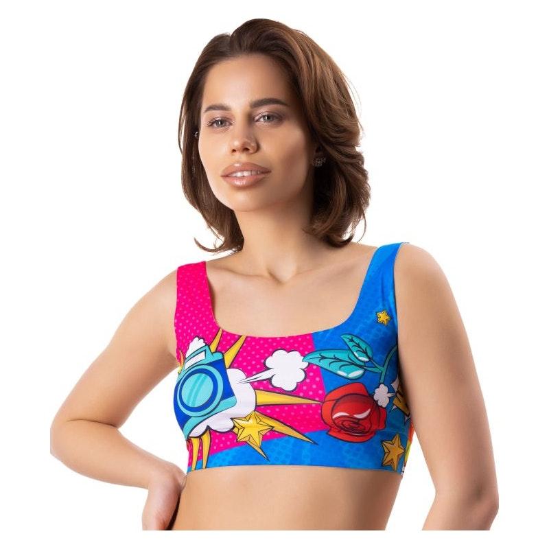 Comics Curios Crop Top - Lingerie