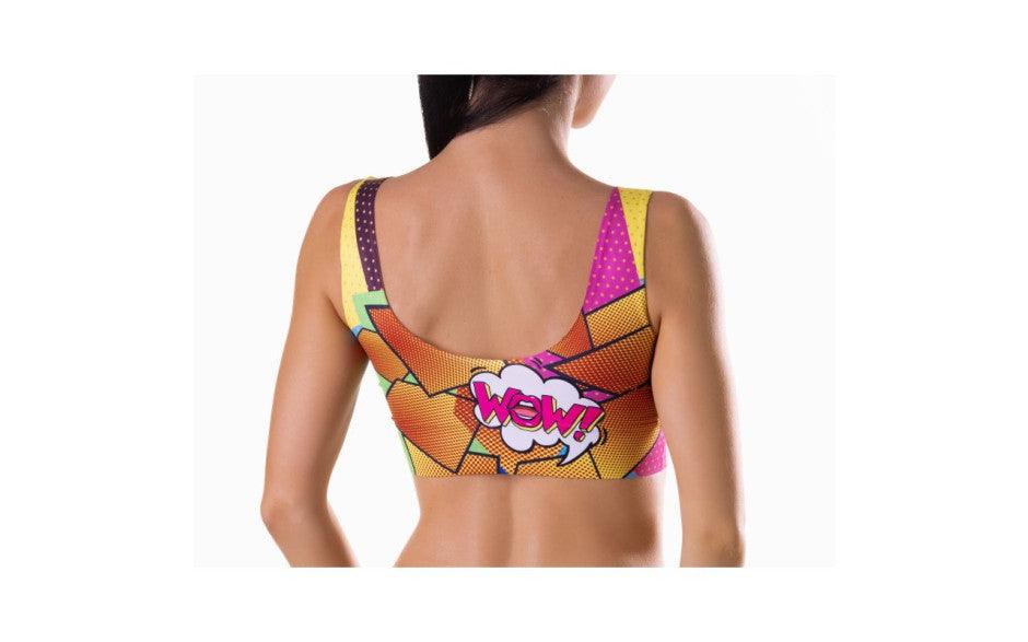 Comics Hot Crop Top - Lingerie