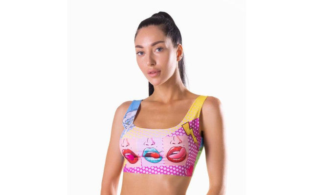 Comics Hot Crop Top - Lingerie