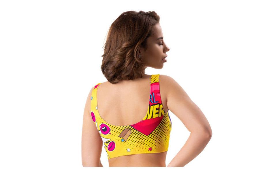 Comics Insta Crop Top - Lingerie