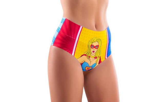 Comics Wonder Girl Hi-Briefs - Naughty by Nature Adult Store