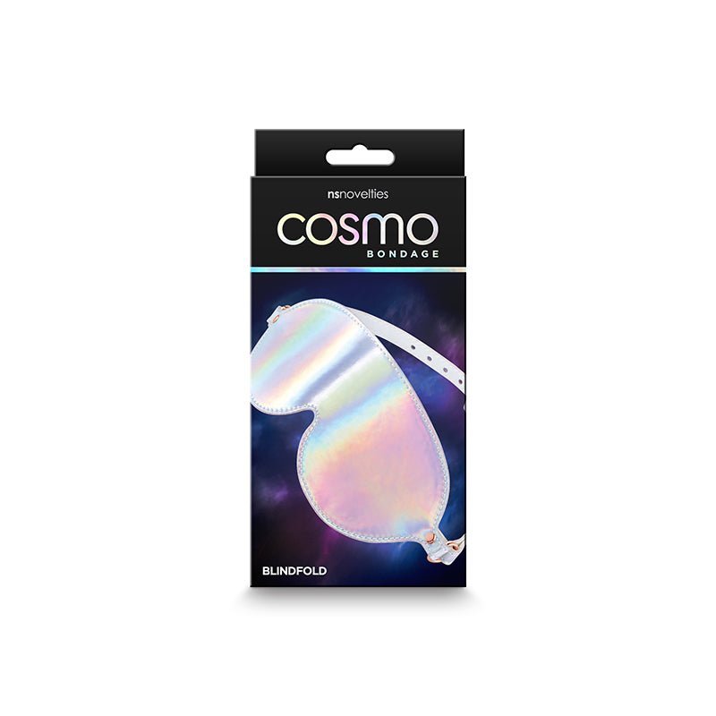 Cosmo Bondage Blindfold - Rainbow - Metallic Rainbow Eye Restraint - BONDAGE - TOYS