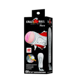CRAZY BULL FLORA Vibrating Stroker - Flesh Squeezeable Vagina - MASTURBATORS