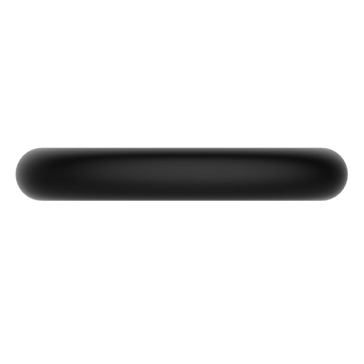 CRAZY BULL Oval Cock & Ball Ring - Black Cock & Ball Ring - COCK RINGS