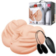 Crazy Bull Vibrating Spread Torso – Realistic TPR Male Masturbator - MASTURBATORS