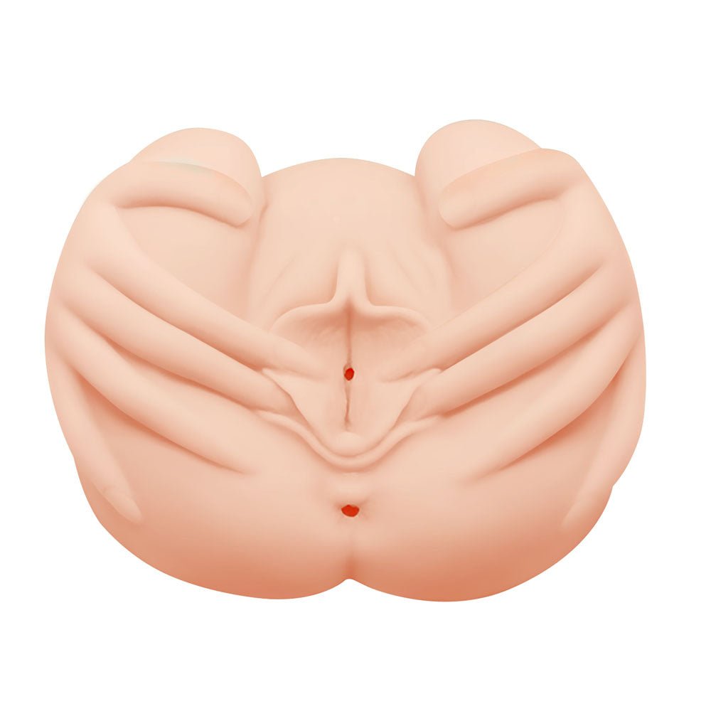 Crazy Bull Vibrating Spread Torso – Realistic TPR Male Masturbator - MASTURBATORS