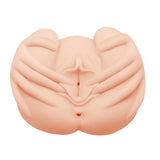 Crazy Bull Vibrating Spread Torso – Realistic TPR Male Masturbator - MASTURBATORS