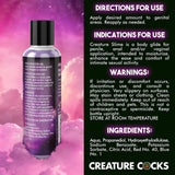 Creature Slime by Creature Cocks - Purple Slime - Purple Water Based Lubricant - 118 ml Bottle - LOTIONS & LUBES