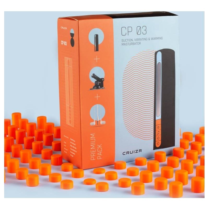 Cruizr CP03 Automatic Sucking Masturbator with Warming and Holder - Adult Toys