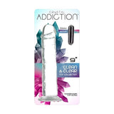 Crystal Dildo Straight 9in Clear - Adult Toys