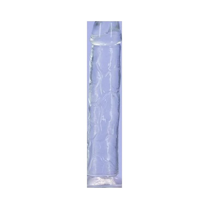 Crystal Dildo Straight 9in Clear - Naughty by Nature Adult Store